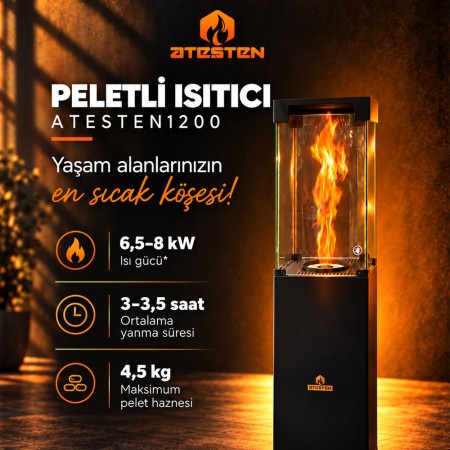 ATEŞTEN PELETLİ ISITICI